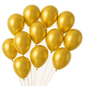 GLOBOLANDIA GLOBOS PERLADOS 12" DORADO x 25u